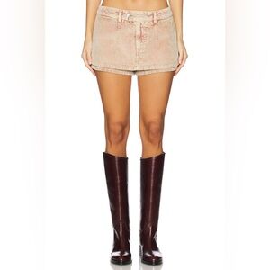 Free People NWOT Galivanting Cord Skort